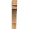 Ekena Millwork Imperial Block Rough Sawn Bracket, Western Red Cedar, 6"W x 30"D x 36"H BKT06X30X36IMP05RWR - alternate 4